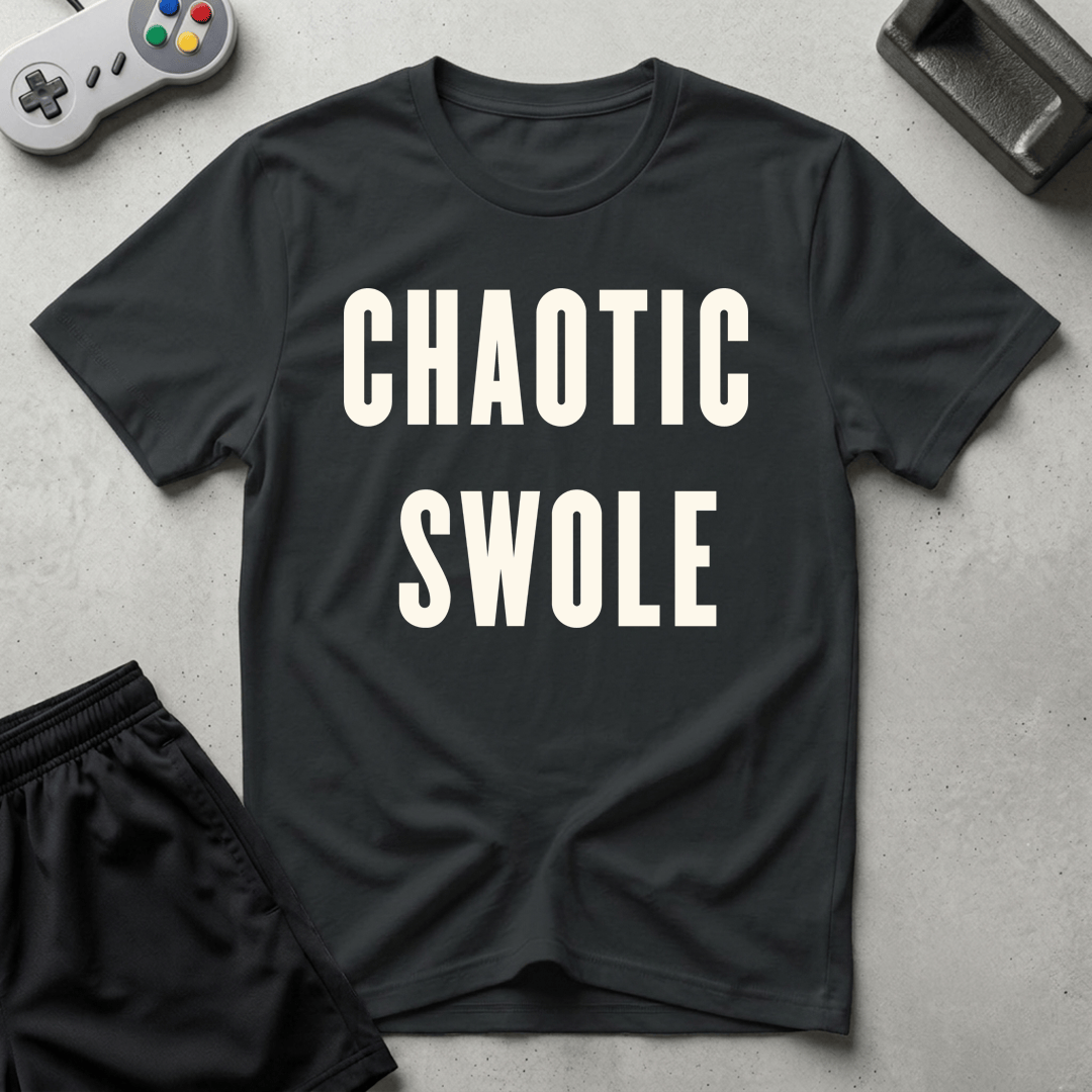 Chaotic Swole T-Shirt - Black
