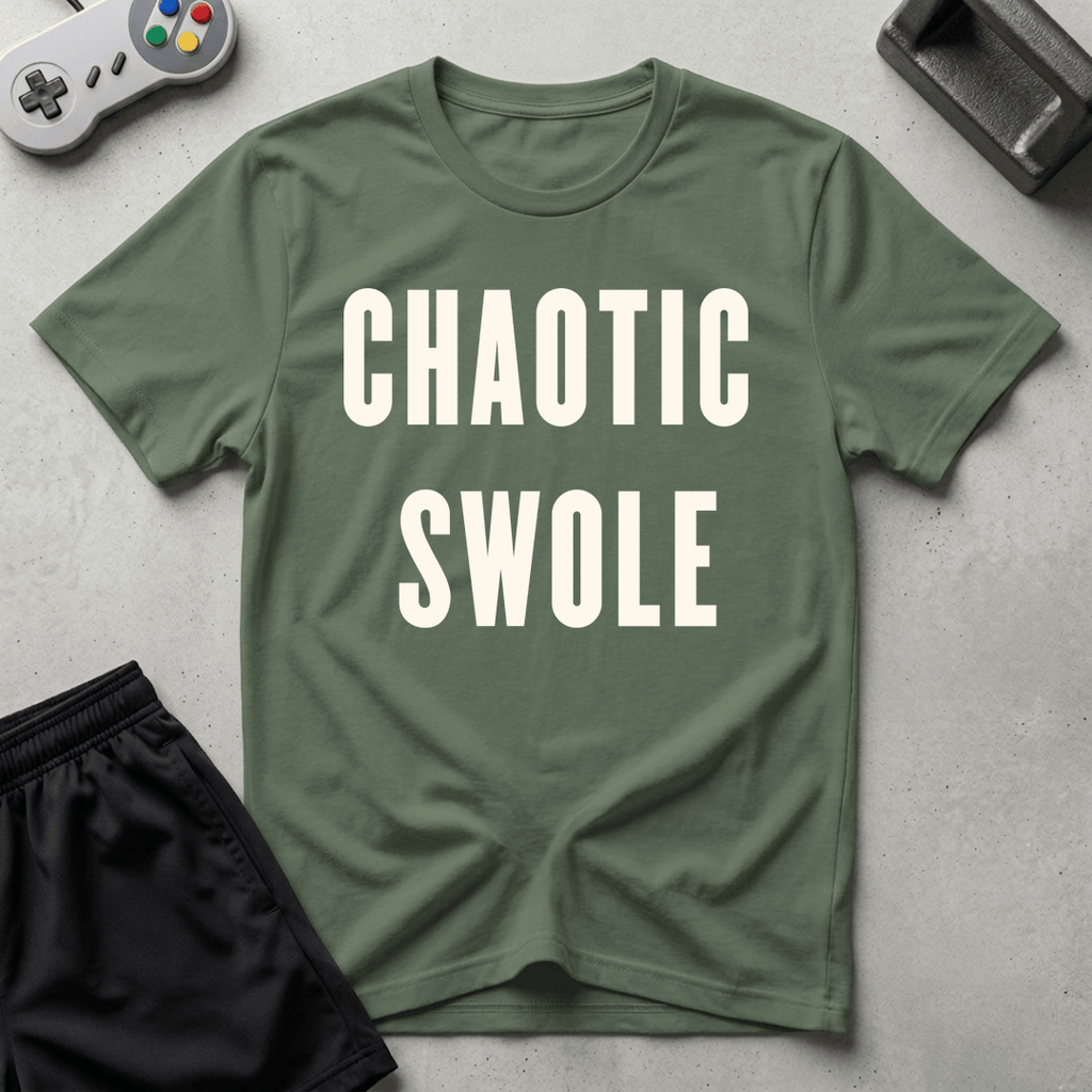 Chaotic Swole T-Shirt - Military Green