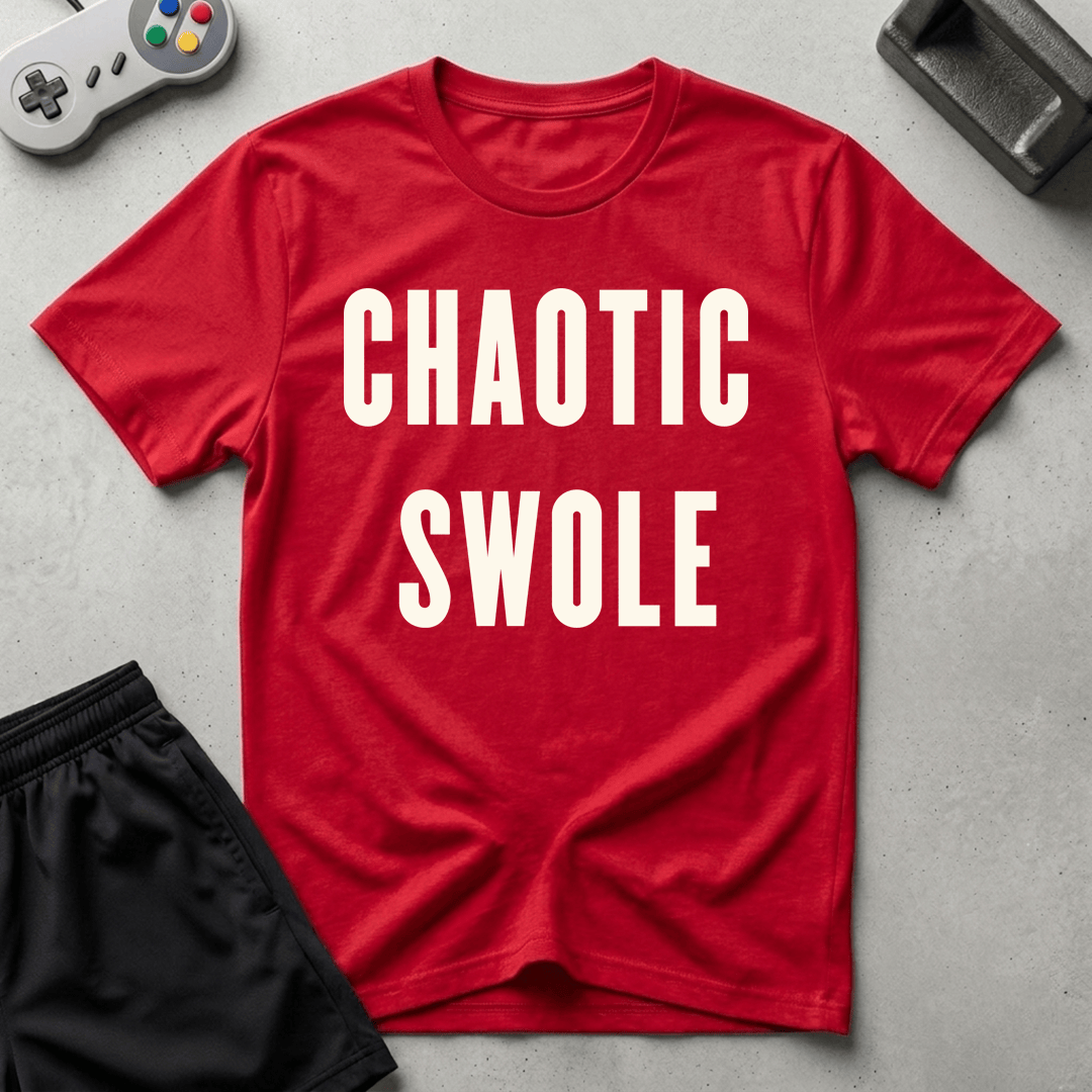 Chaotic Swole T-Shirt - Red