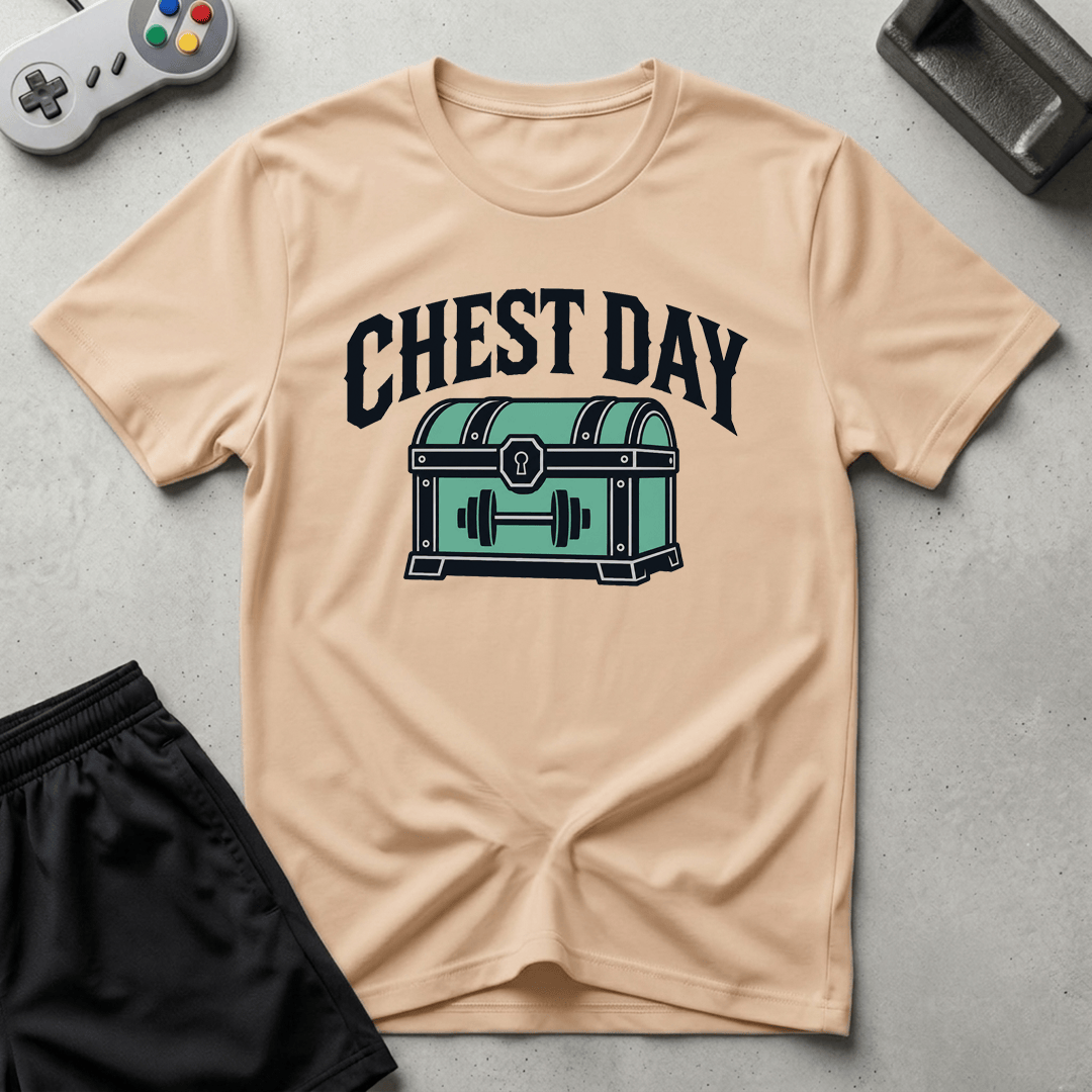 Chest Day T-Shirt - Natural