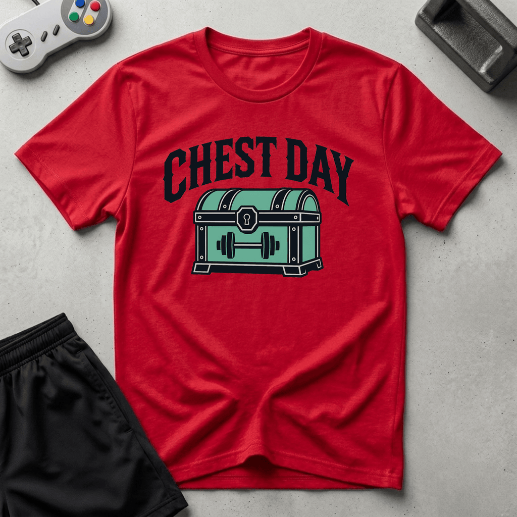 Chest Day T-Shirt - Red