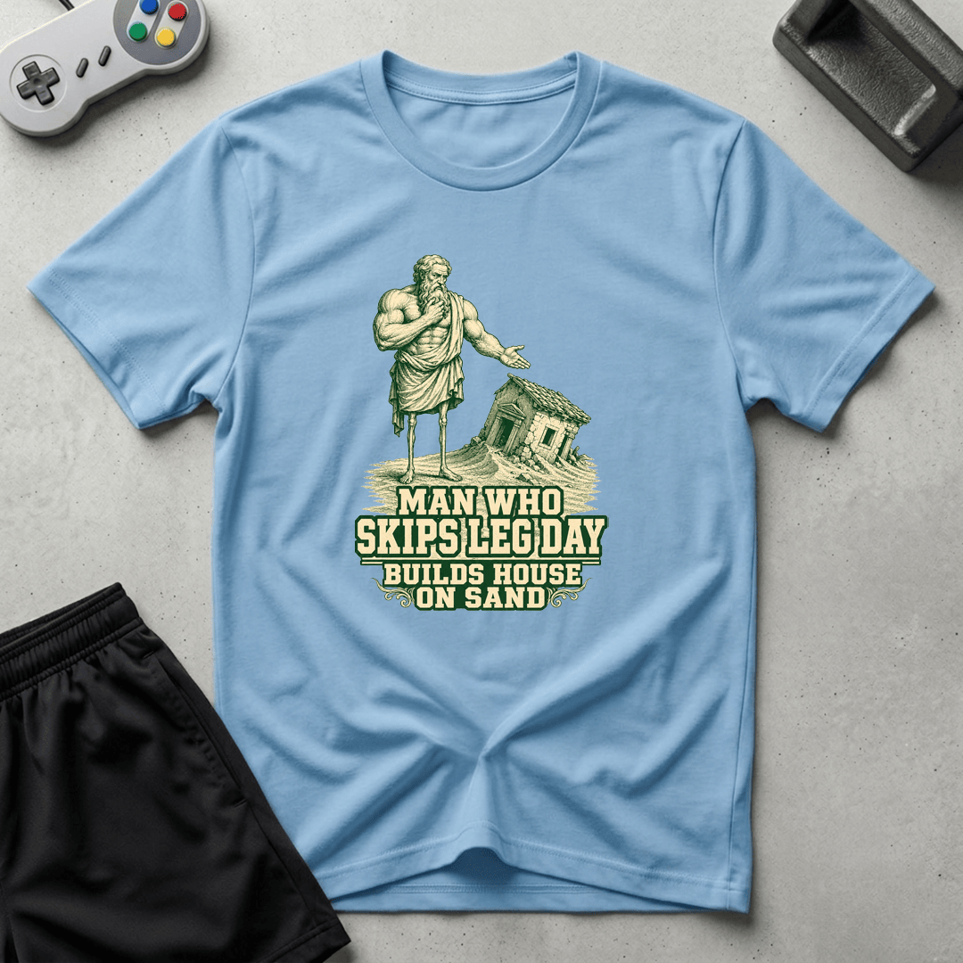 Confucious Says T-Shirt - Light Blue