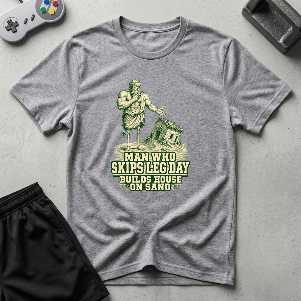 Confucious Says T-Shirt - Sport Grey
