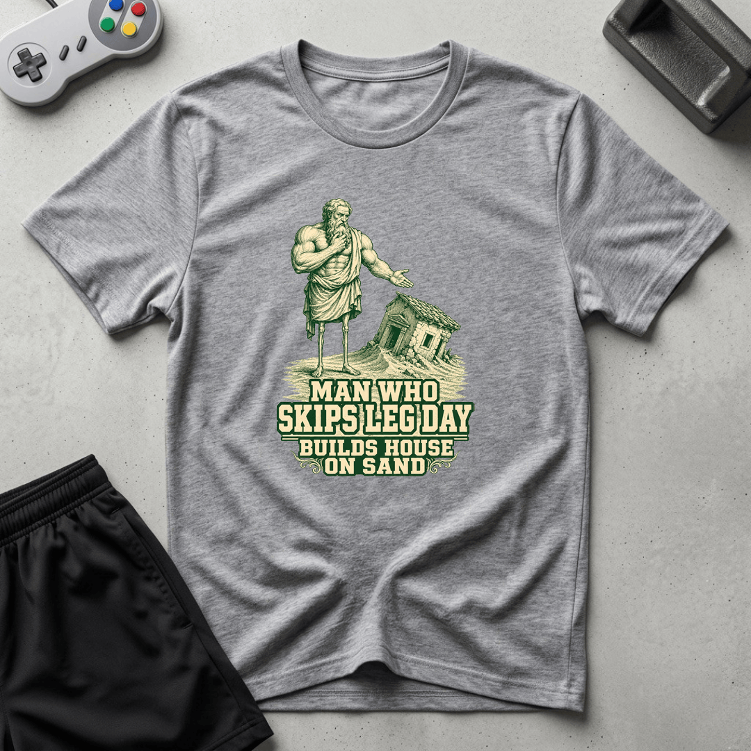 Confucious Says T-Shirt - Sport Grey