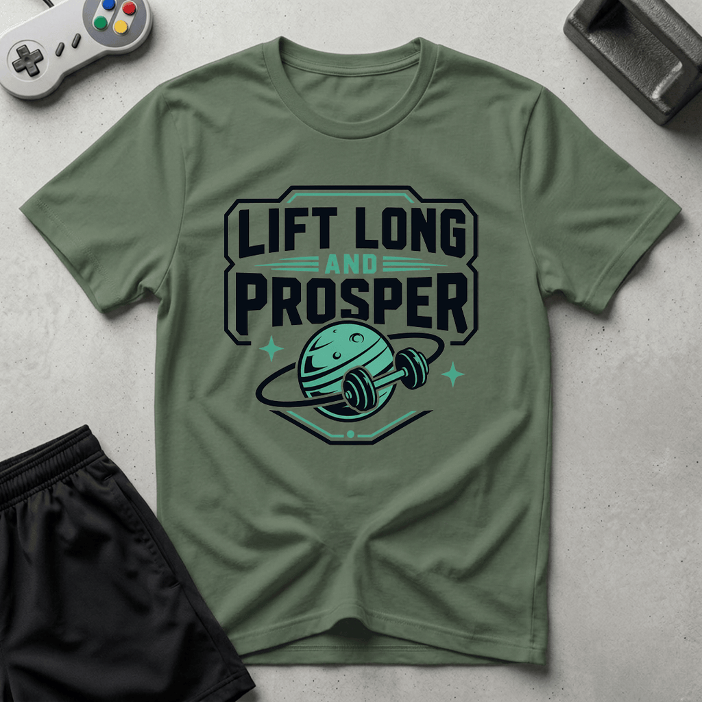 Cosmic Gains T-Shirt - Military Green