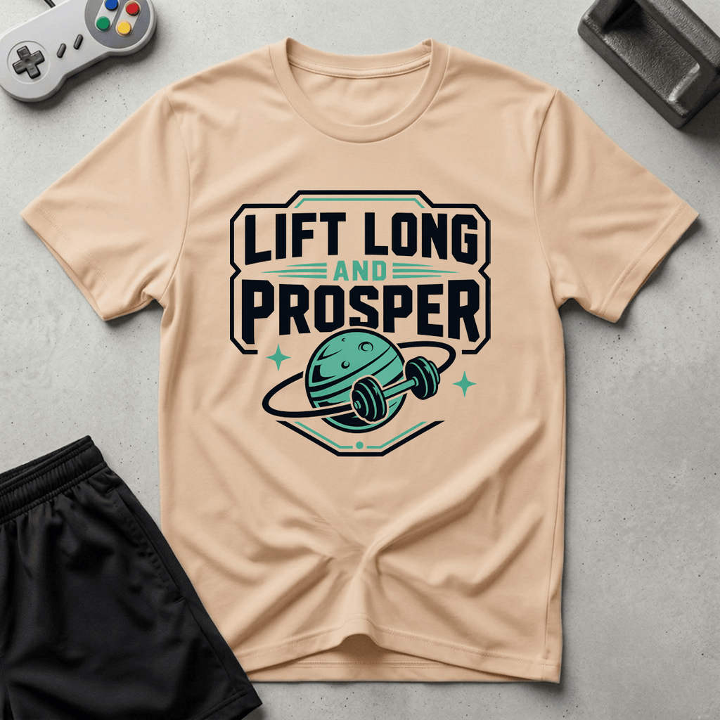 Cosmic Gains T-Shirt - Natural