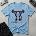 Gym Rat T-Shirt - Light Blue