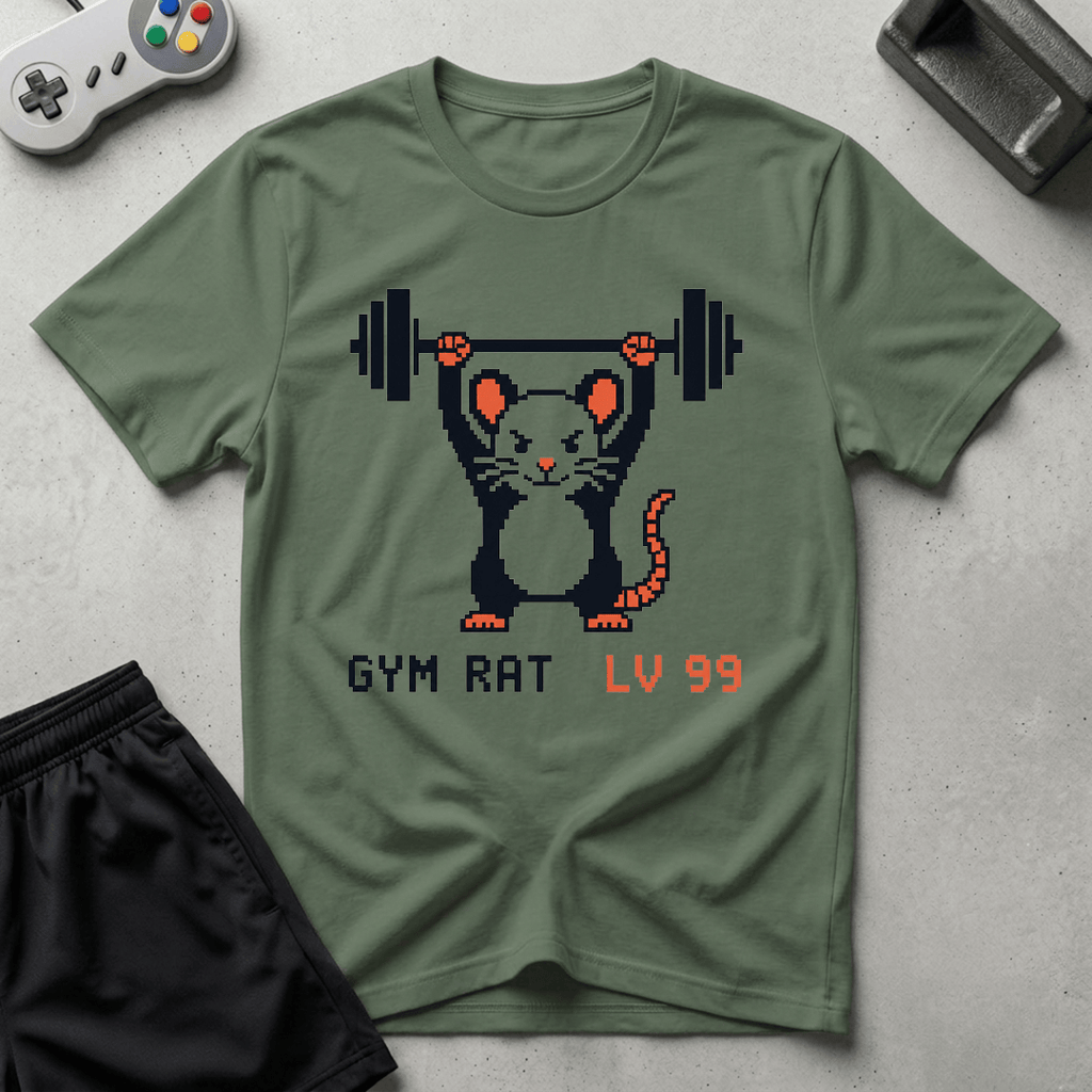 Gym Rat T-Shirt - Military Green