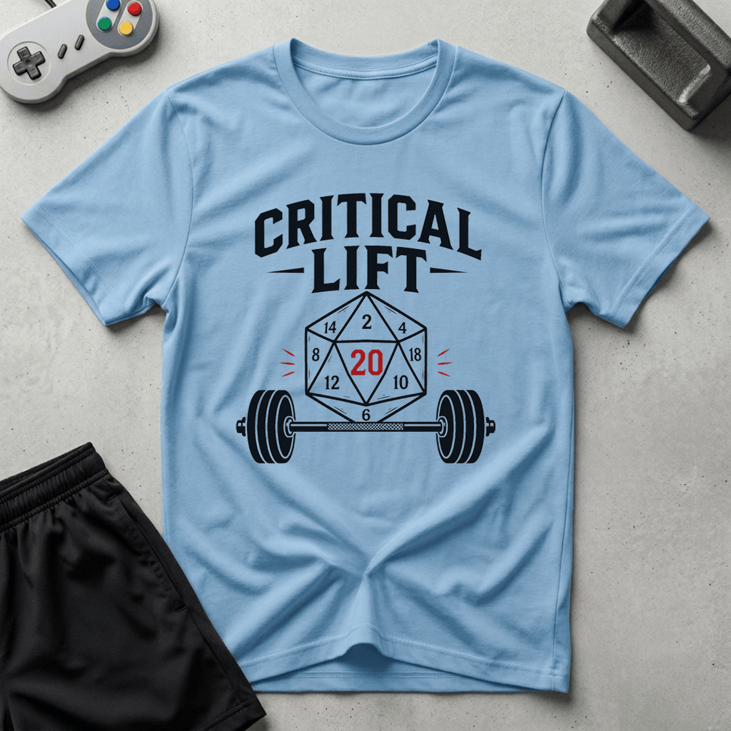 Critical Lift T-Shirt - Light Blue