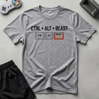 Ctrl + Alt + Beast T-Shirt - Sport Grey