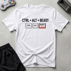 Ctrl + Alt + Beast T-Shirt - White