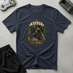 Cut & Shredded T-Shirt - Navy