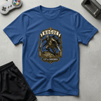 Cut & Shredded T-Shirt - Royal