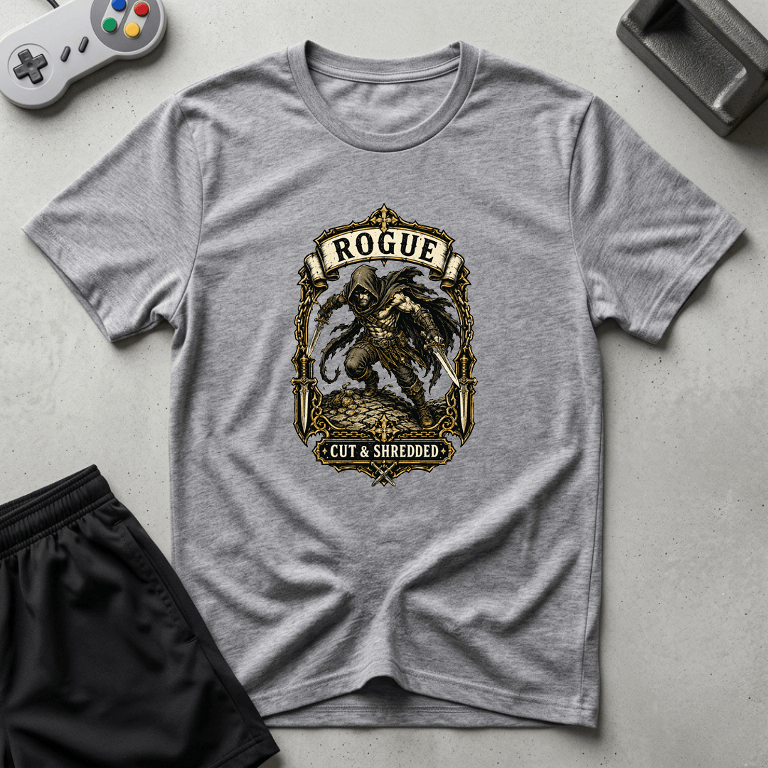 Cut & Shredded T-Shirt - Sport Grey