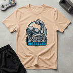 Cybernetic Upgrade Installed T-Shirt - Natural