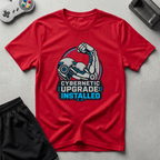 Cybernetic Upgrade Installed T-Shirt - Red