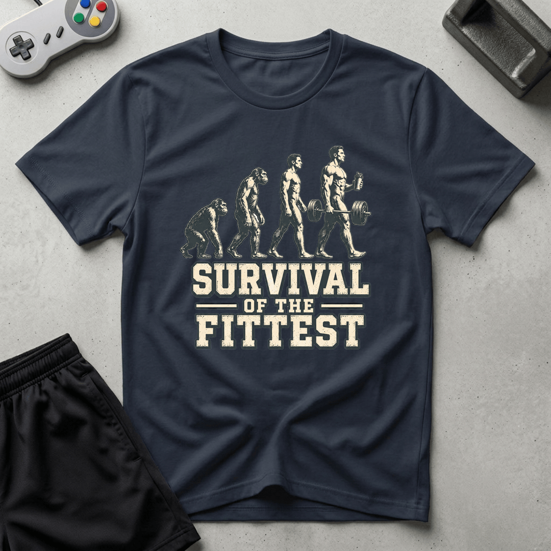 Darwin Evolution T-Shirt - Navy