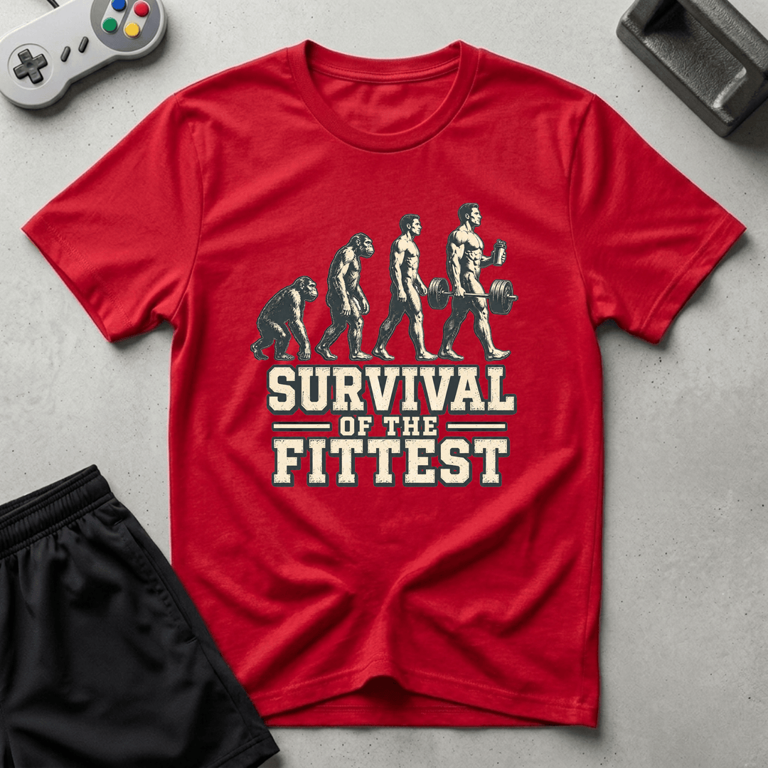 Darwin Evolution T-Shirt - Red