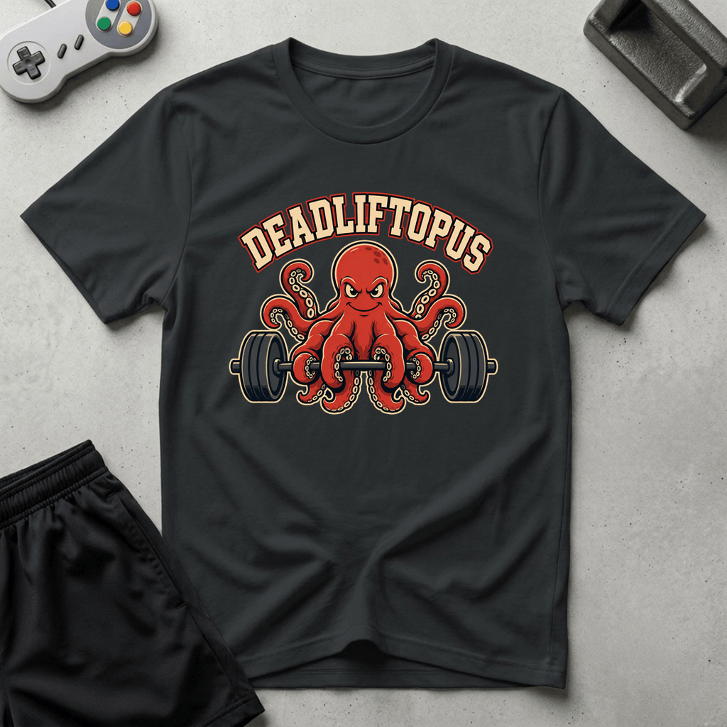Deadliftopus T-Shirt - Black