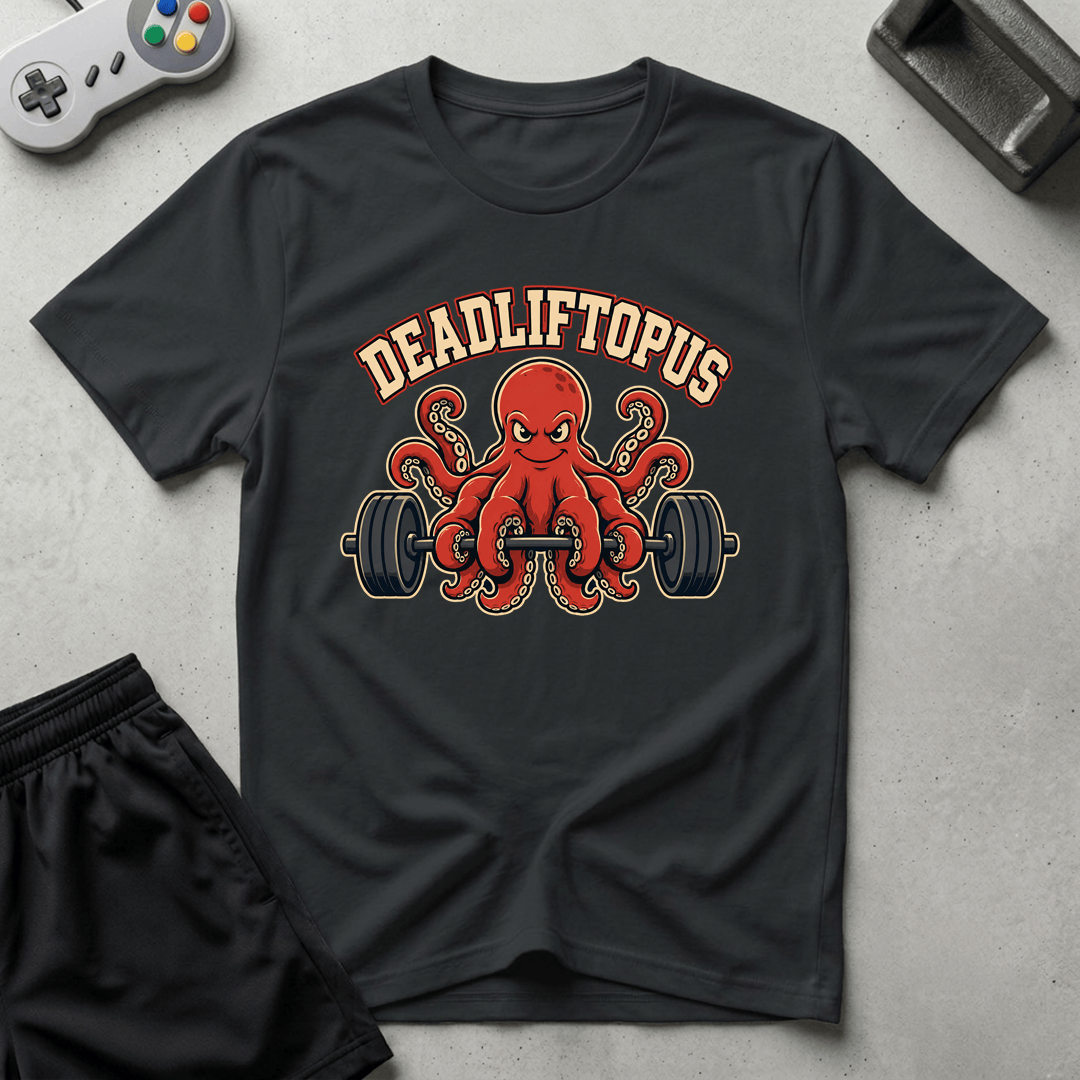 Deadliftopus T-Shirt - Black