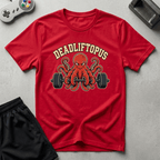 Deadliftopus T-Shirt - Red