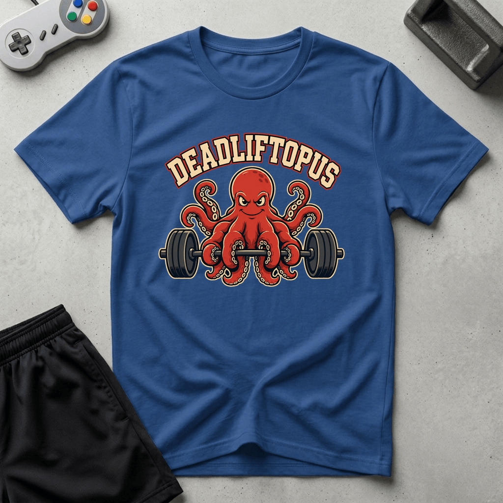 Deadliftopus T-Shirt - Royal