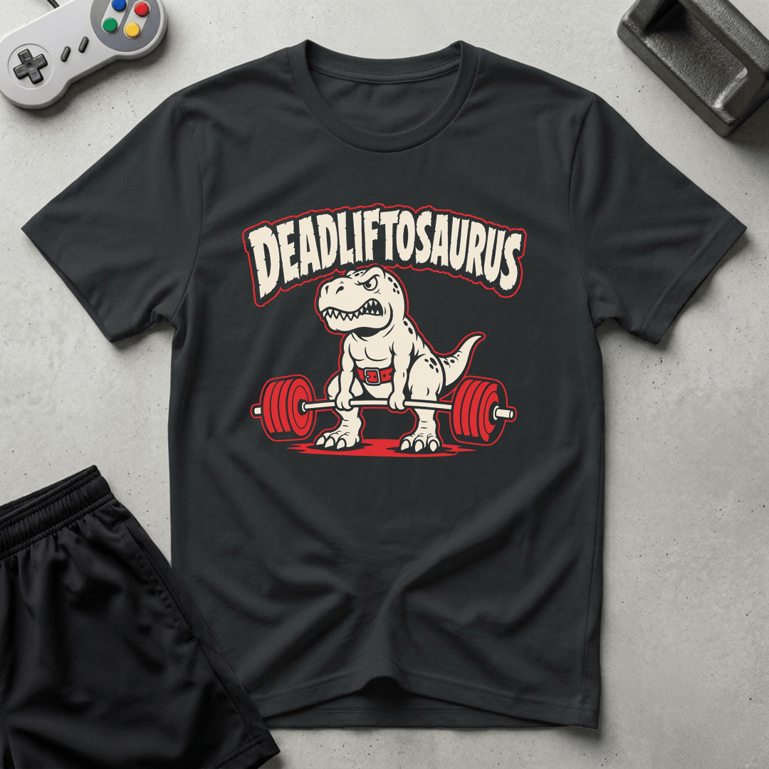 Deadliftosaurus T-Shirt - Black