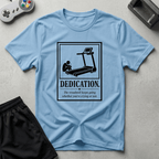 Dedication Poster T-Shirt - Light Blue