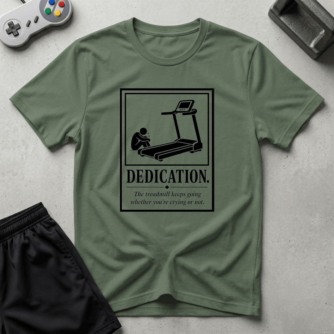 Dedication Poster T-Shirt - Military Green