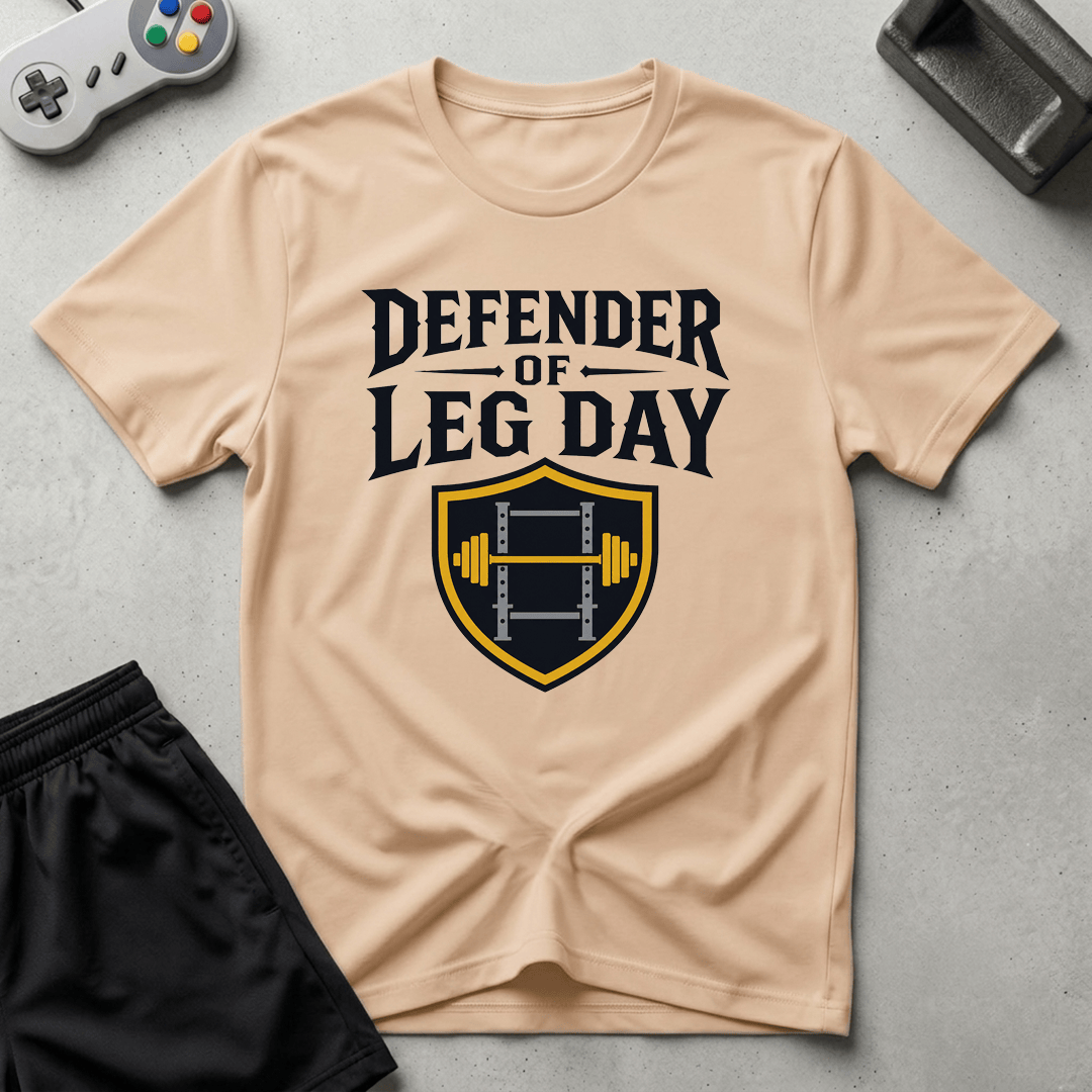 Leg Day Guardian T-Shirt - Natural