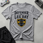 Leg Day Guardian T-Shirt - Sport Grey