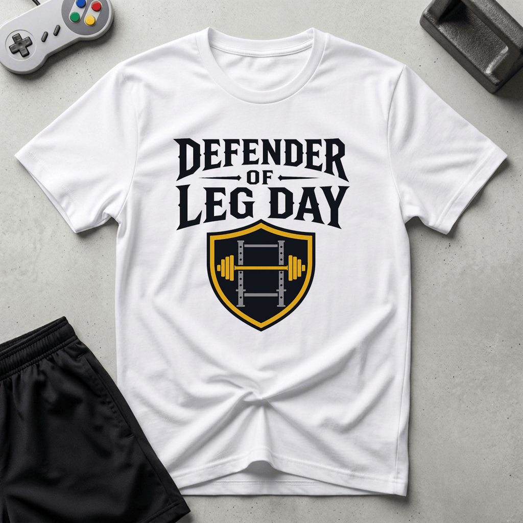 Leg Day Guardian T-Shirt - White