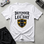 Leg Day Guardian T-Shirt - White