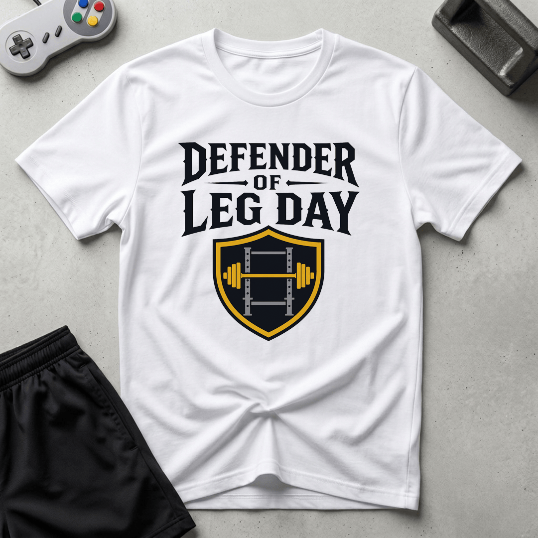 Leg Day Guardian T-Shirt - White