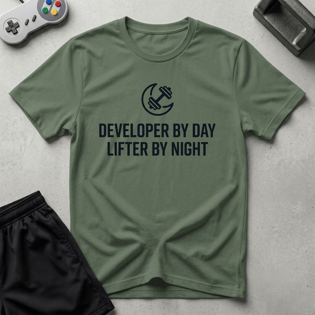 Coder Lifter T-Shirt - Military Green