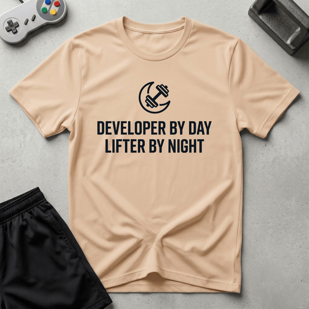 Coder Lifter T-Shirt - Natural