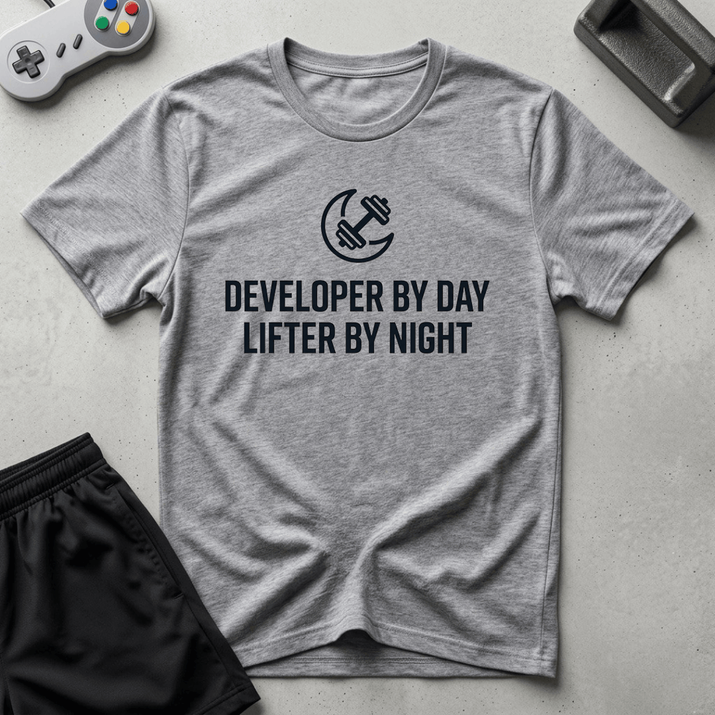 Coder Lifter T-Shirt - Sport Grey