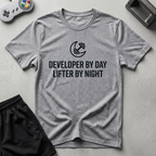 Coder Lifter T-Shirt - Sport Grey