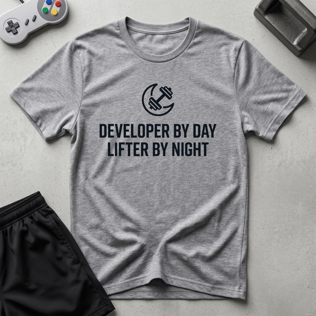 Coder Lifter T-Shirt - Sport Grey