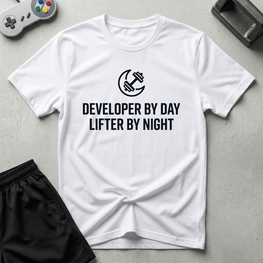 Coder Lifter T-Shirt - White