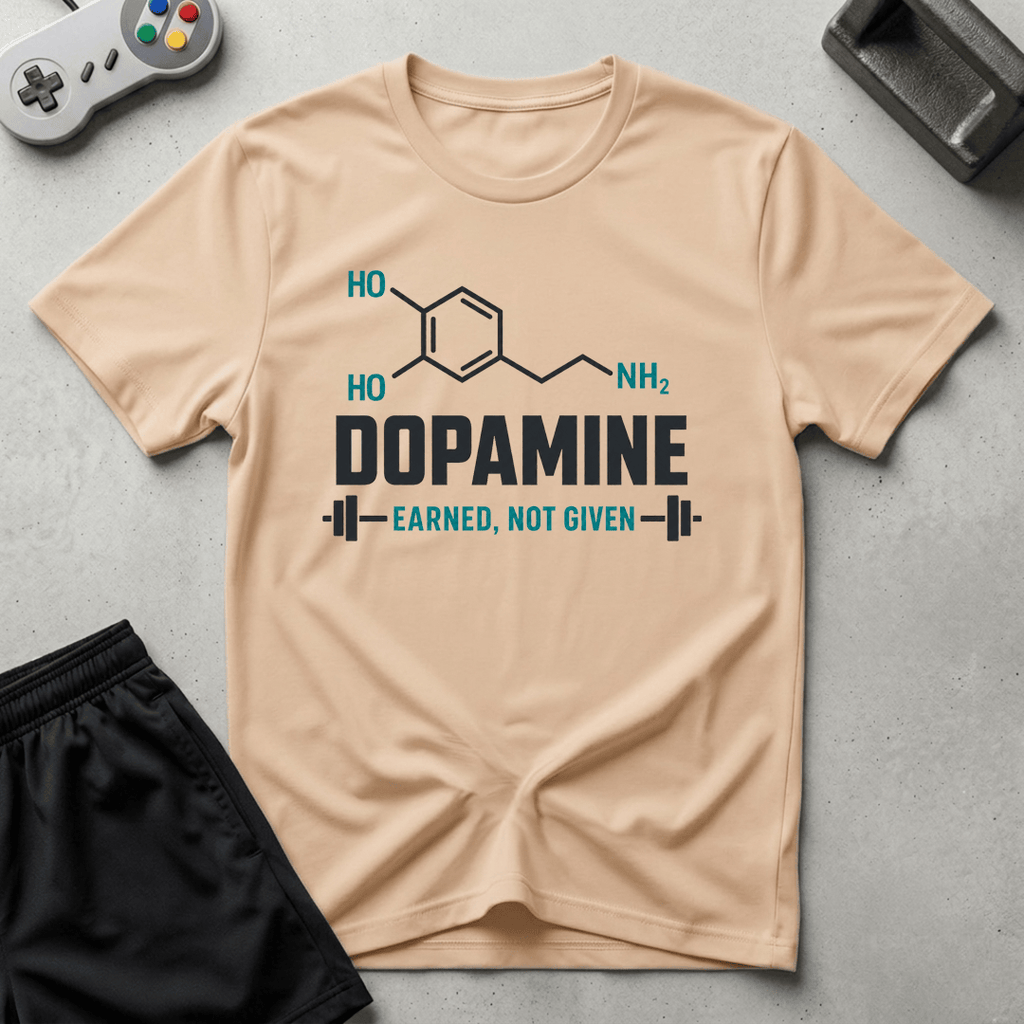 Dopamine Gains T-Shirt - Natural