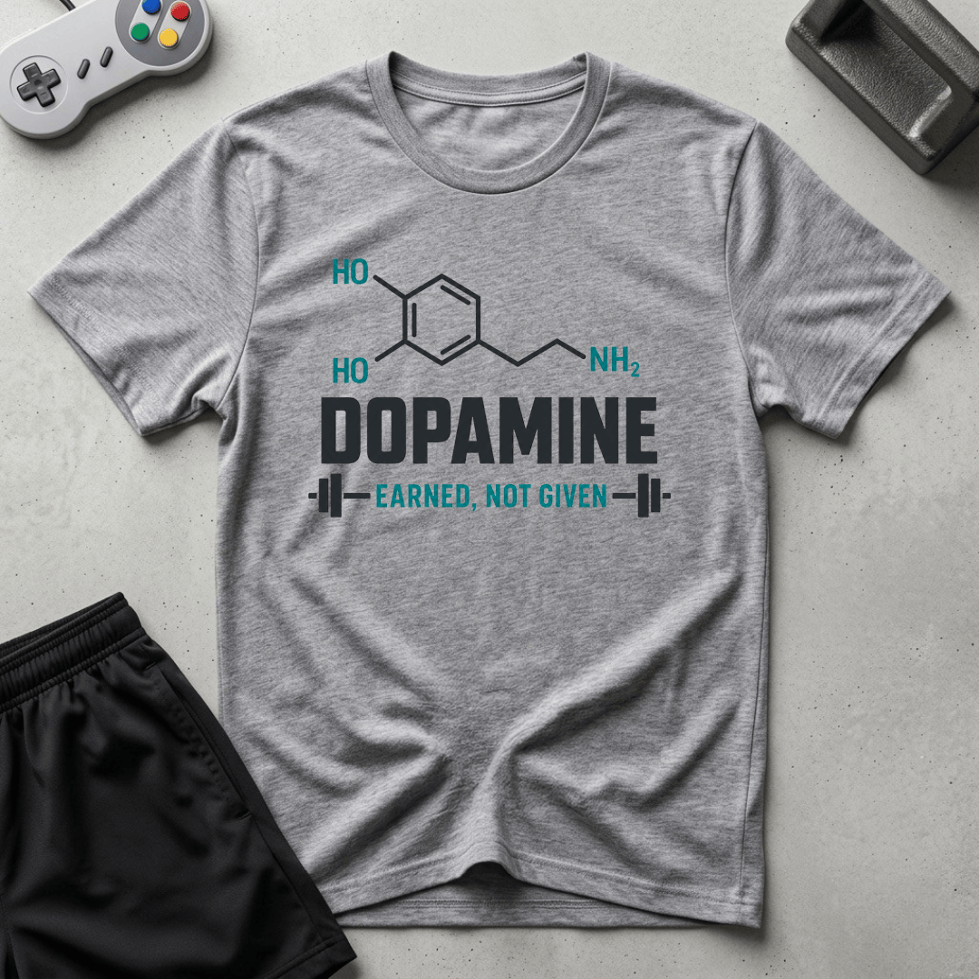 Dopamine Gains T-Shirt - Sport Grey