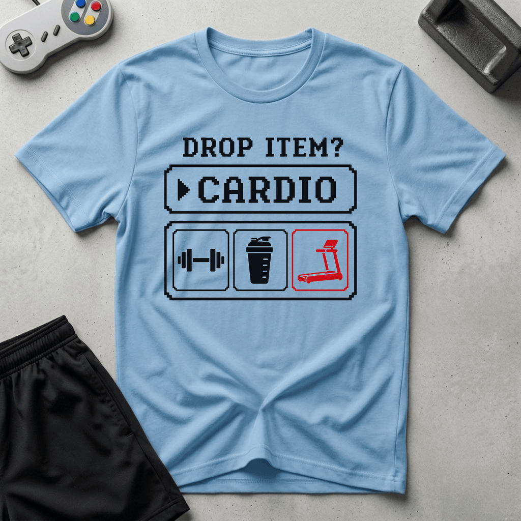 Drop Item Cardio T-Shirt - Light Blue