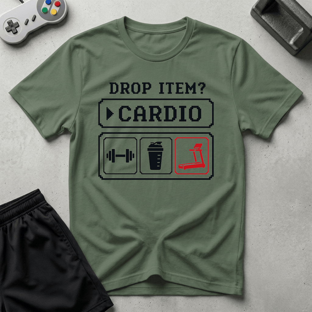 Drop Item Cardio T-Shirt - Military Green