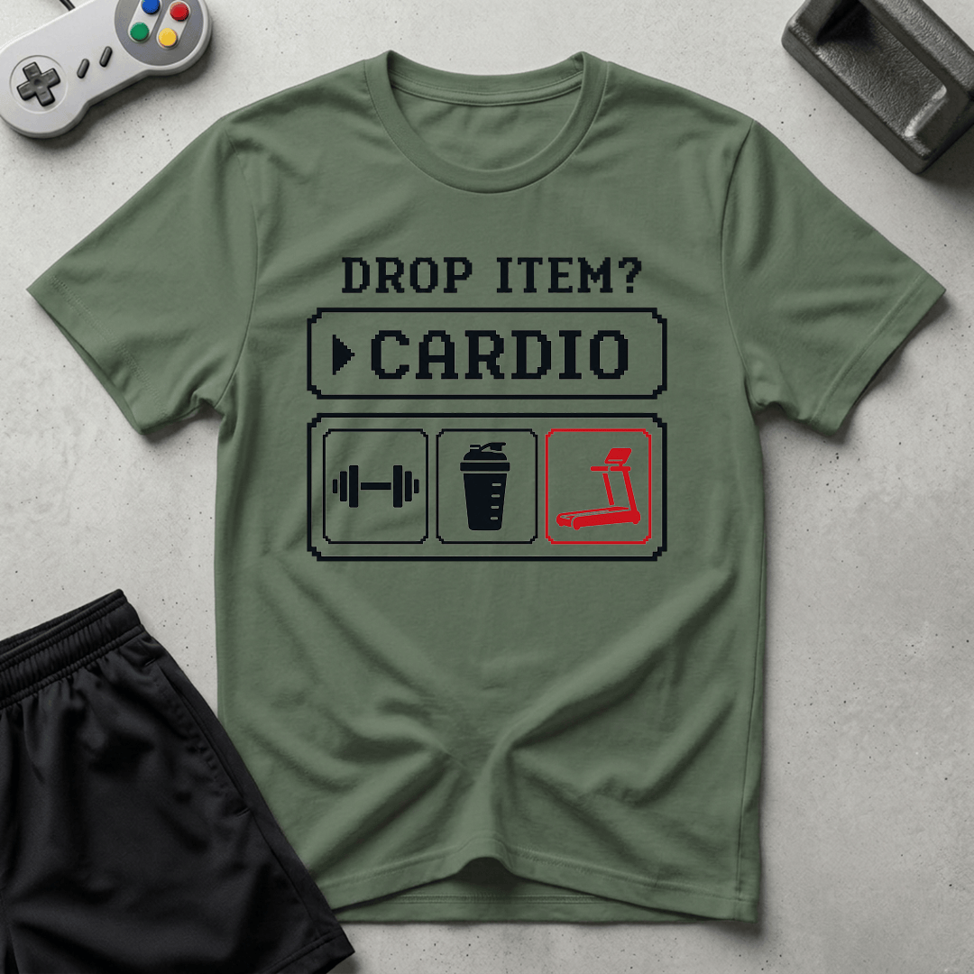 Drop Item Cardio T-Shirt - Military Green