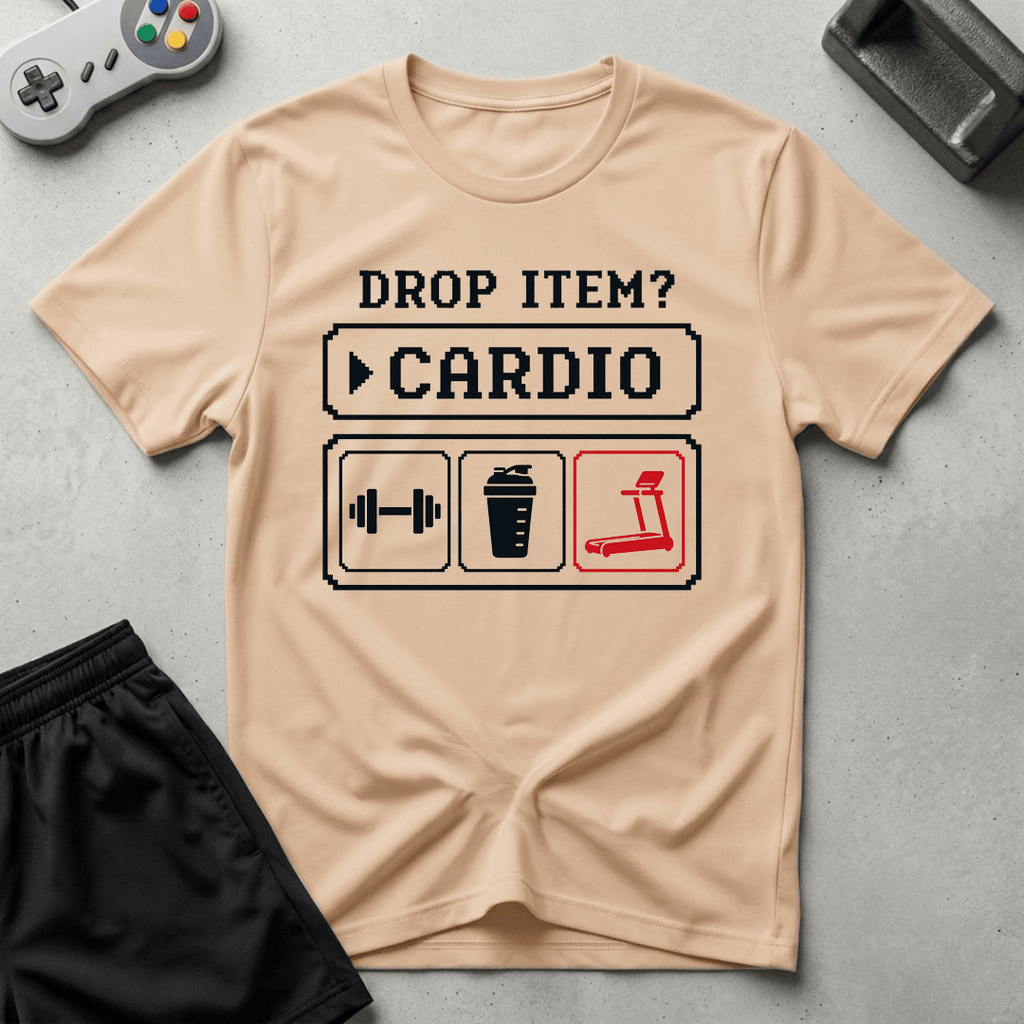Drop Item Cardio T-Shirt - Natural