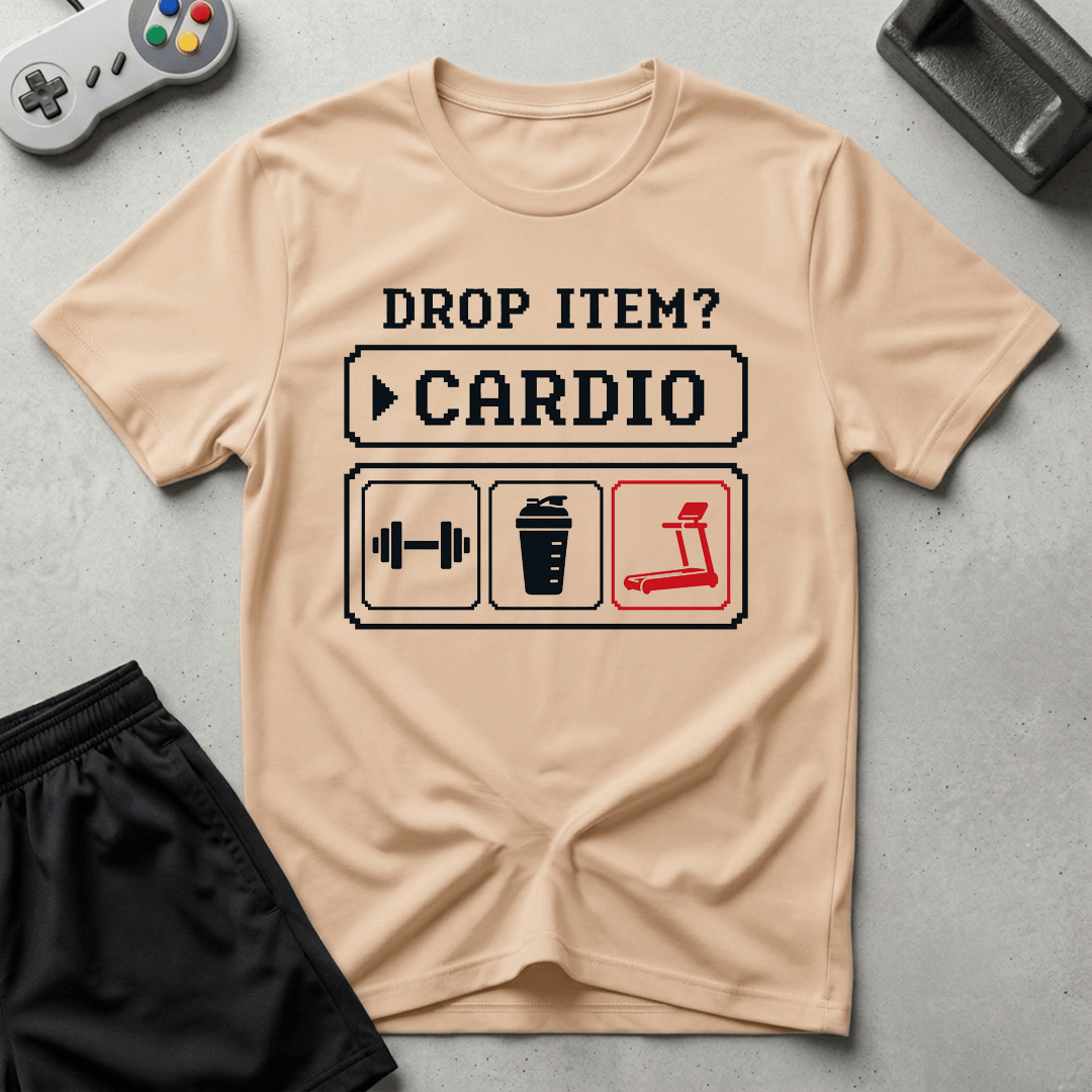 Drop Item Cardio T-Shirt - Natural