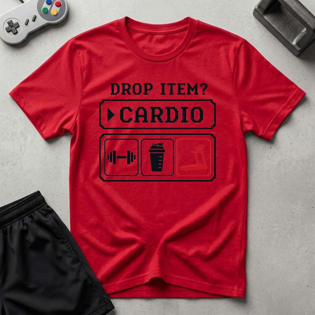 Drop Item Cardio T-Shirt - Red