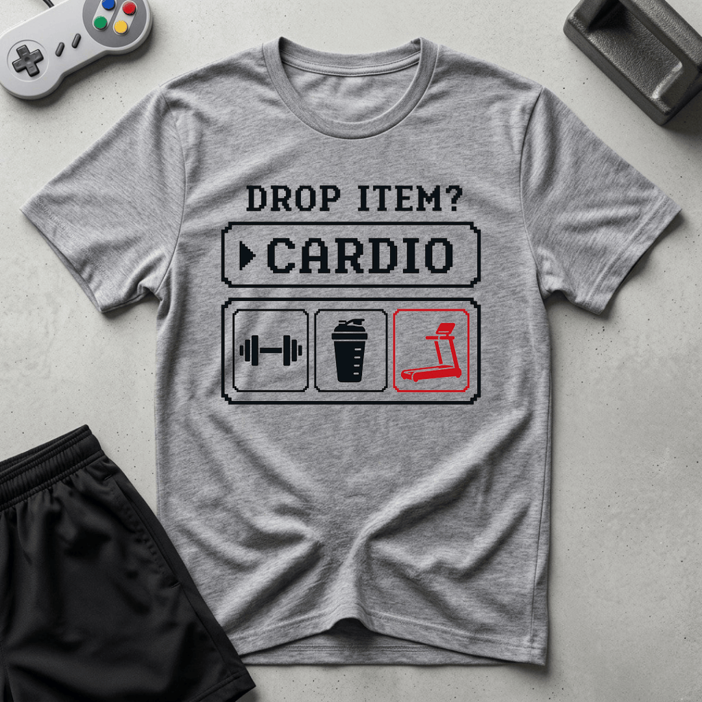 Drop Item Cardio T-Shirt - Sport Grey