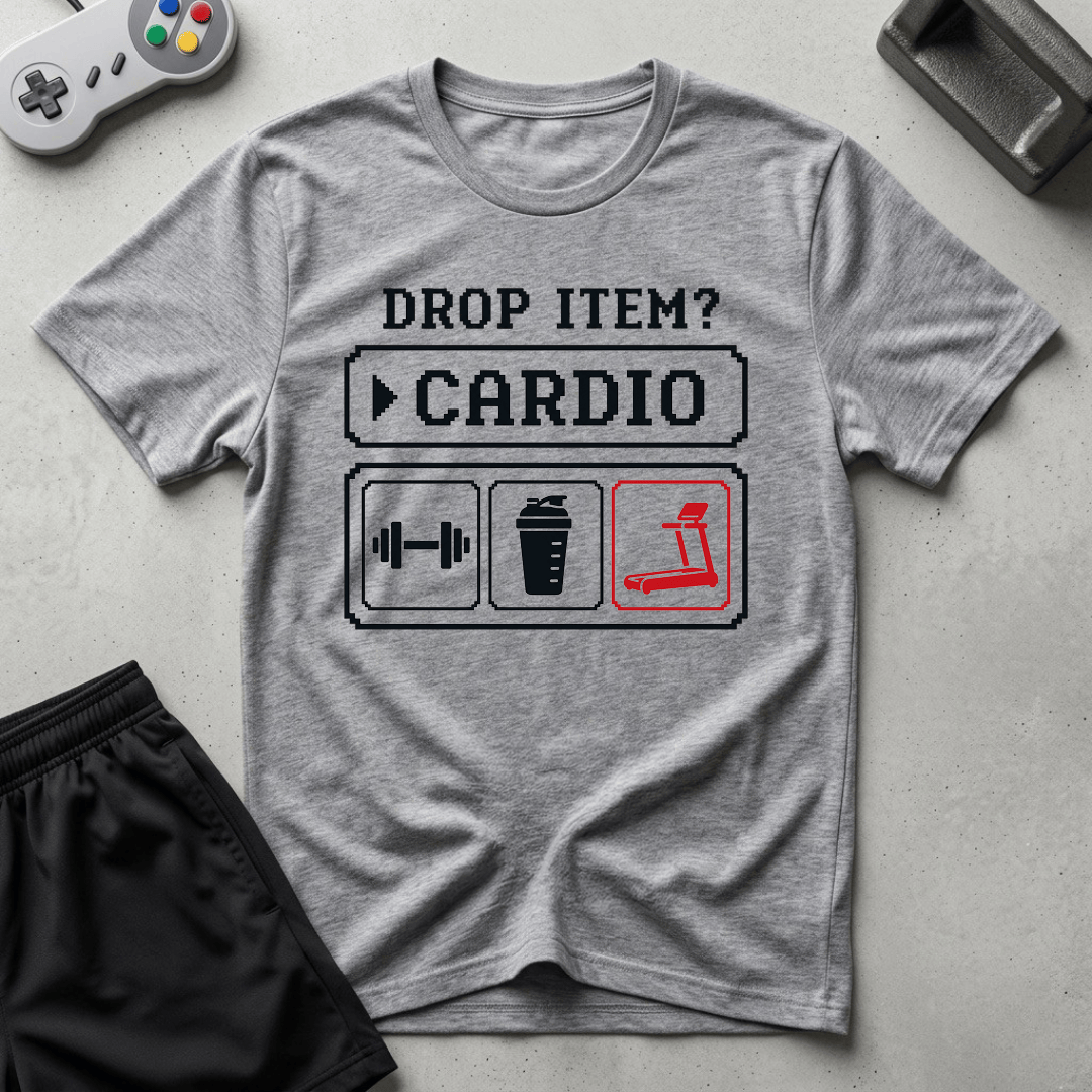 Drop Item Cardio T-Shirt - Sport Grey